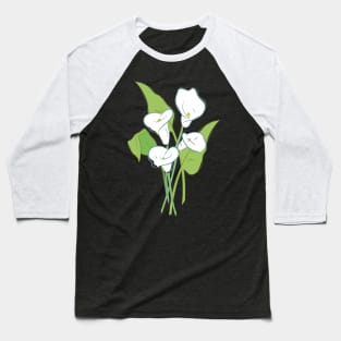 Calla Lily Baseball T-Shirt